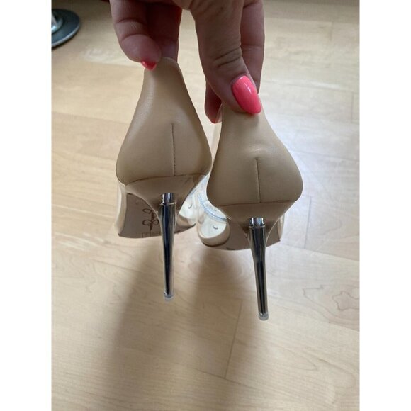 New Jessica Simpson "Pixera" clear patent translucent heel BNWT - Picture 4 of 7